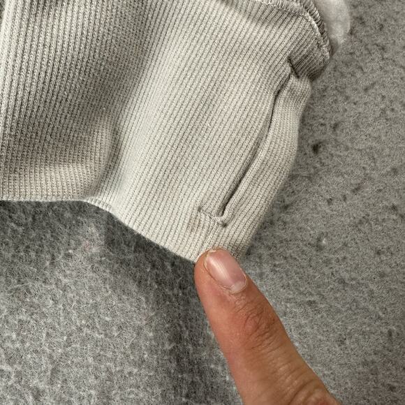 Lululemon Scuba Oversized Sherpa 1/2 Zip Hoodie M/L Vapor Gray Wool Blend - Picture 15 of 16